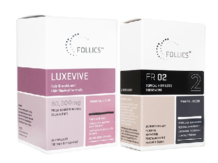 Follics FR02 + Follics Luxevive（フォリックスFR02ローション + フォリックス ルグゼバイブ）