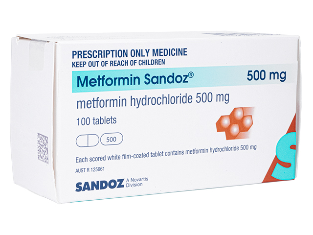 Metformin（メトホルミンサンド 500mg）