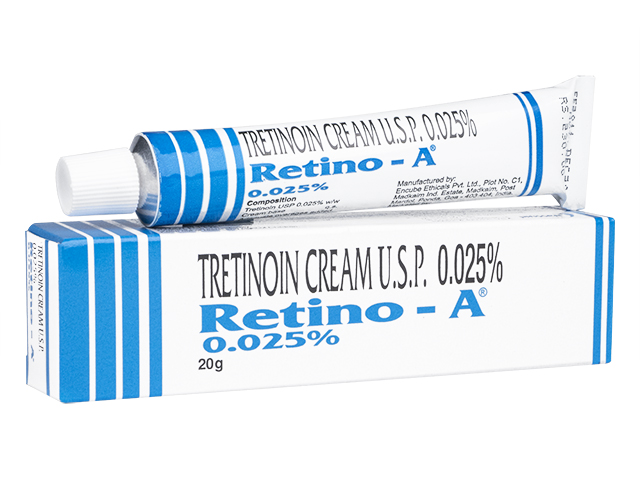 Retino-A 0.025% Cream（	レチノ-A 0.025% クリーム）